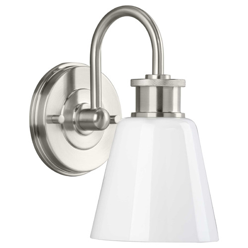 Progress Lighting Progress Lighting Ashford Brushed Nickel Sconce P300314-009