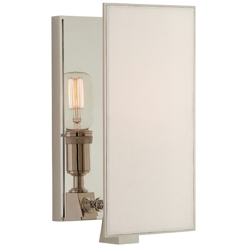 Visual Comfort Signature Collection Thomas OBrien Albertine Sconce in Polished Nickel by Visual Comfort Signature TOB2341PNL