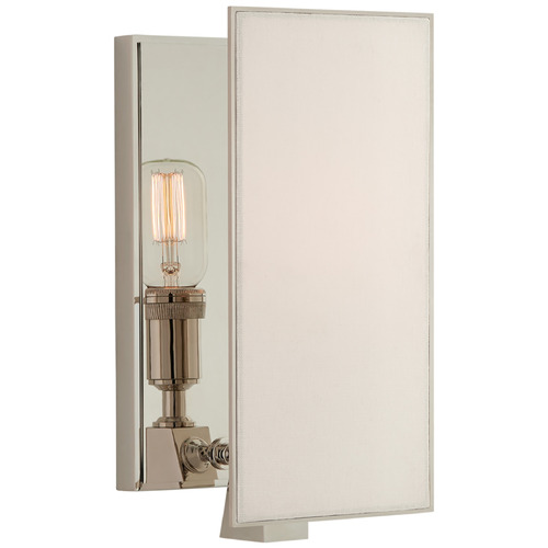 Visual Comfort Signature Collection Thomas OBrien Albertine Sconce in Polished Nickel by Visual Comfort Signature TOB2341PNL