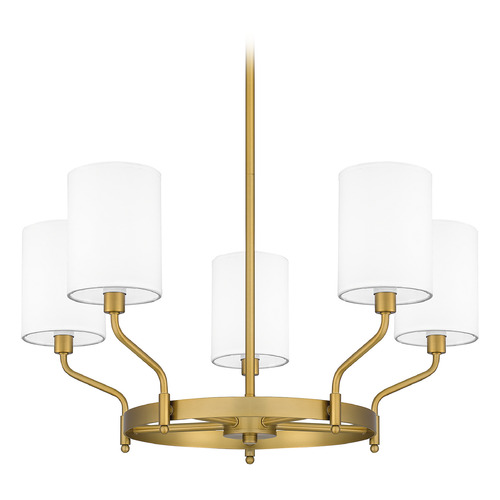 Quoizel Lighting Parkington 25.75-Inch Chandelier in Aged Brass by Quoizel Lighting PKN5025AB