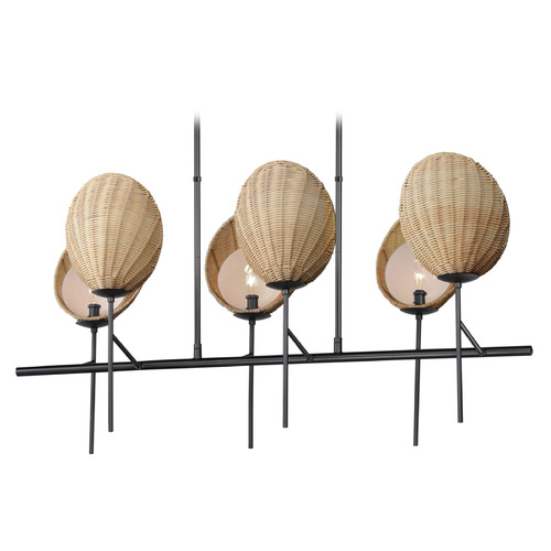 Maldives Black Linear Light by Maxim Lighting