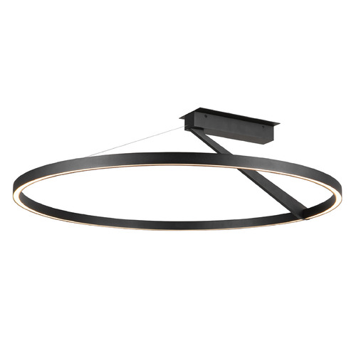 Kuzco Lighting Roda Black LED Semi-Flushmount Light