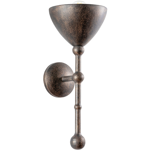 Troy Lighting Vishal Black Patina Gold LED Sconce