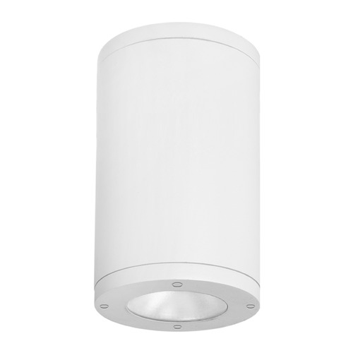 WAC Lighting 8-Inch White LED Tube Architectural Flush Mount 3000K 3318LM DS-CD08-N930-WT