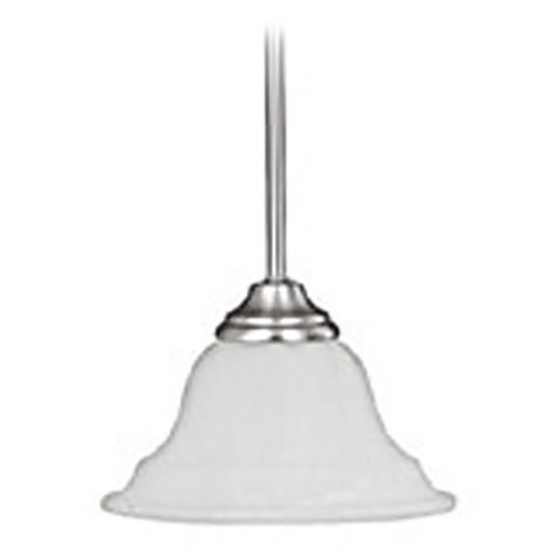 Capital Lighting Chandler 8-Inch Mini Pendant in Matte Nickel by Capital Lighting 3070MN-222