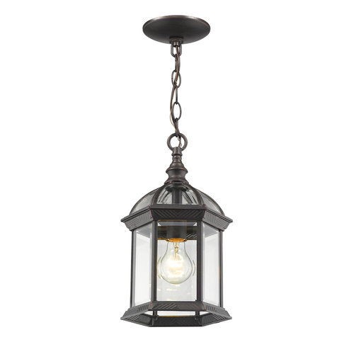 Z-Lite Annex Rust Outdoor Hanging Light by Z-Lite 563CHM-RT