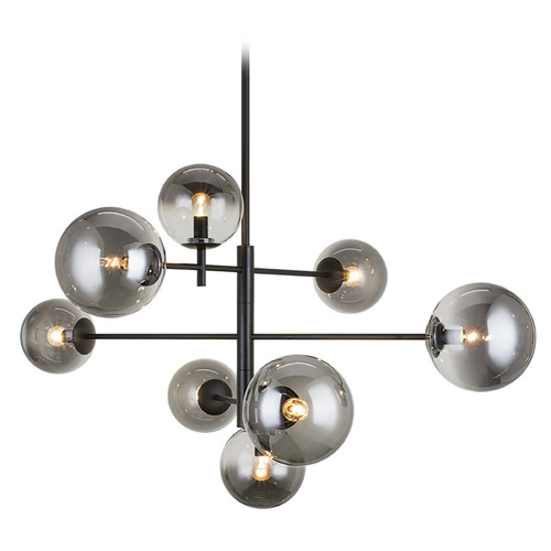 Matteo Lighting Matteo Lighting Averley Black Chandelier C70708BKSM