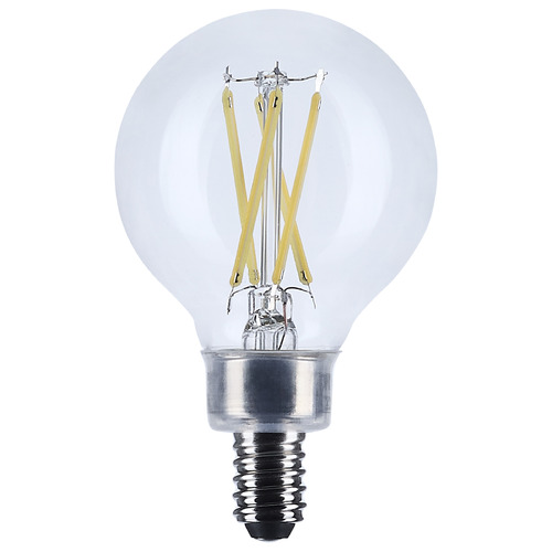Satco Lighting 5.5W G16.5 2700K Clear LED Light Bulbs 2-Pack by Satco Lighting S21813