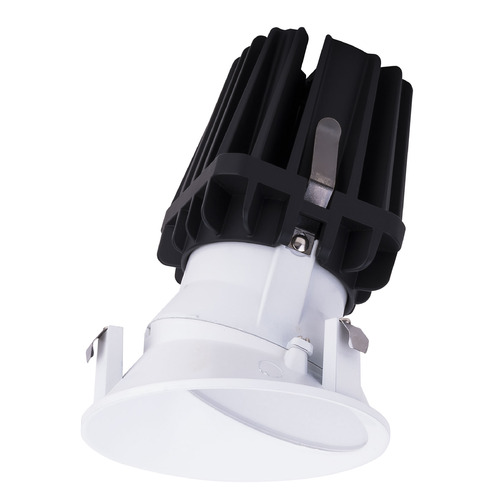 WAC Lighting 4-Inch FQ Downlights White LED Recessed Trim by WAC Lighting R4FRWL-935-WT
