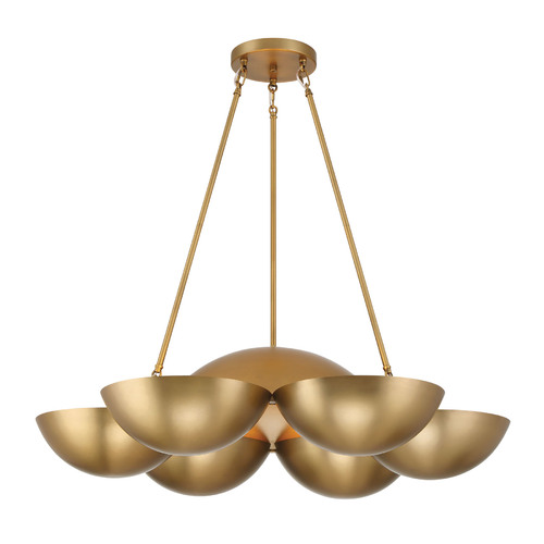 Ivy Lane 6-Light Chandelier in Legacy Brass by Minka Lavery
