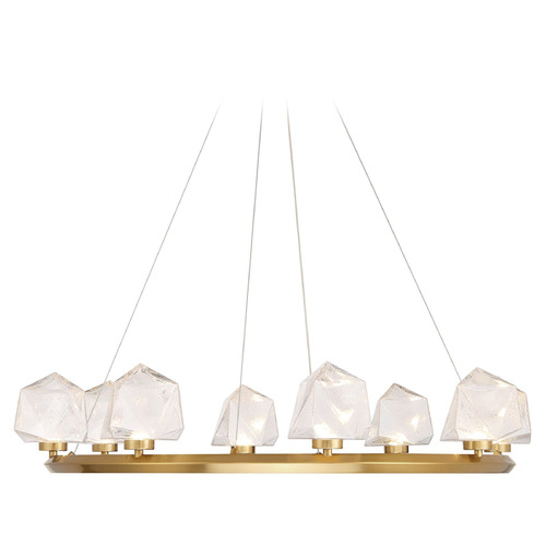 Savoy House Savoy House Lighting Castello Warm Brass LED Chandelier 1-1238-8-322