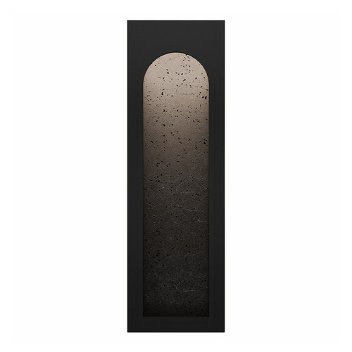 Modern Forms by WAC Lighting Modern Forms Cadey Basalt Stone / Black LED Outdoor Wall Light WSW246624-BV/BK