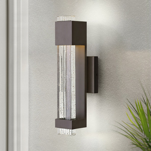 Hinkley Glacier 15.50-Inch LED Outdoor Wall Light in Bronze by Hinkley Lighting 2830BZ