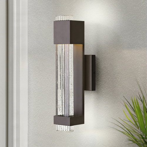 Glacier 15.50-Inch LED Outdoor Wall Light in Bronze by Hinkley Lighting