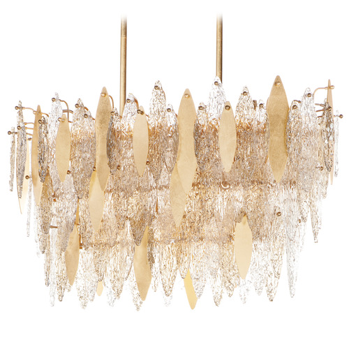Maxim Lighting Maxim Lighting Majestic Gold Leaf Island Light 32326CLCMPGL