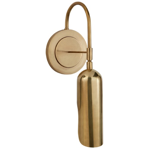 Visual Comfort Signature Collection Kelly Wearstler Lucien Wall Light in Antique Brass by Visual Comfort Signature KW2420AB