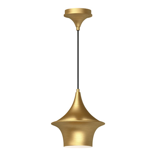 Alora Lighting Alora Lighting Emiko Brushed Gold Mini-Pendant Light with Bell Shade PD523009BG