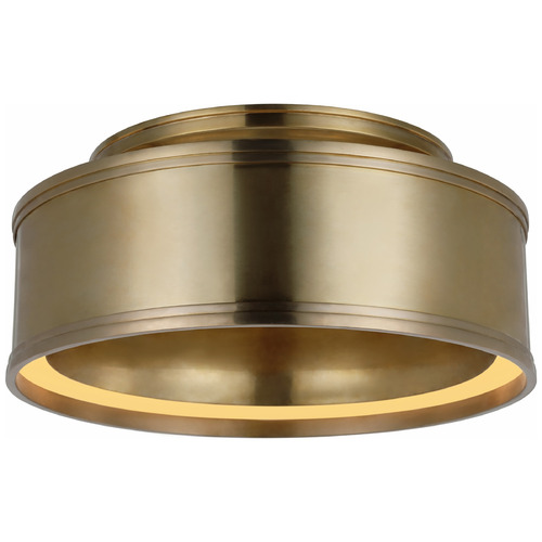 Visual Comfort Signature Collection Chapman & Myers Connery 14-Inch Flush Mount in Brass by VC Signature CHC4611AB