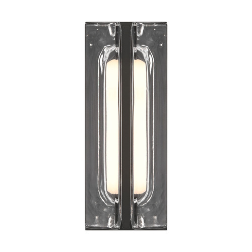 Langferd 12-Inch LED Outdoor Wall Light in Black by Eurofase Lighting