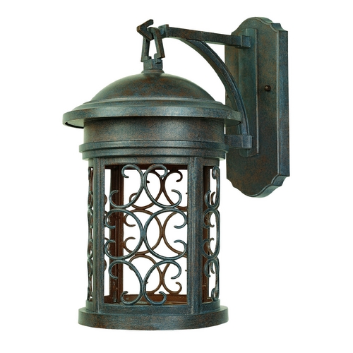 Designers Fountain Lighting Outdoor Wall Light in Mediterranean Patina Finish 31131-MP