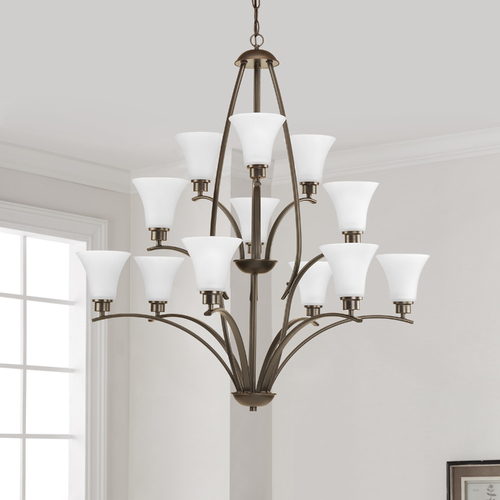 Progress Lighting Joy Antique Bronze Chandelier by Progress Lighting P4497-20W