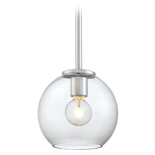 Exposed Mini Pendant in Chrome by George Kovacs