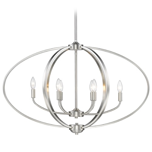 Colson Pewter Pendant by Golden Lighting