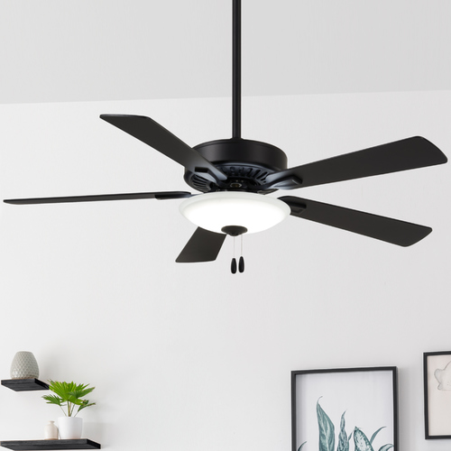Contractor Uni-Pack 52-Inch LED Fan in Coal by Minka Aire