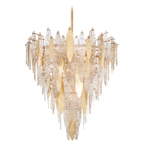 Maxim Lighting Majestic Gold Leaf Chandelier