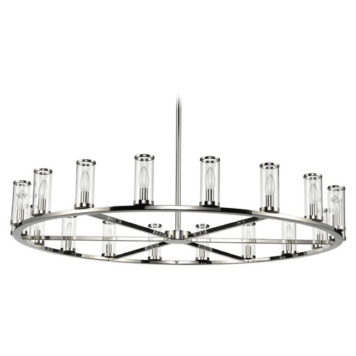 Alora Lighting Revolve Polished Nickel Chandelier by Alora Lighting CH309018PNCG