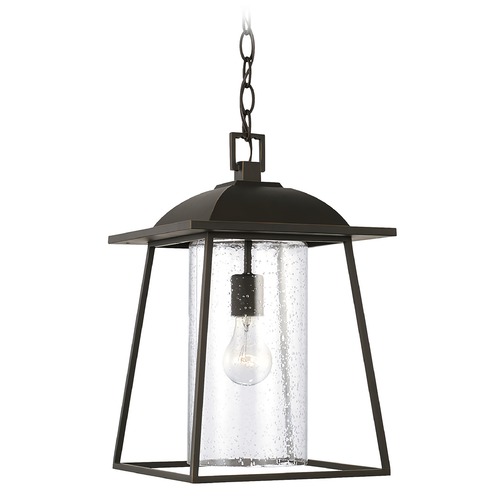 HomePlace by Capital Lighting Durham 16.25-Inch Oiled Bronze Outdoor Hanging Light by HomePlace by Capital Lighting 943614OZ