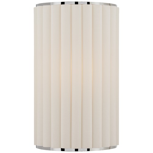 Visual Comfort Signature Collection Ian K. Fowler Palati Small Sconce in Polished Nickel by Visual Comfort Signature S2440PNL
