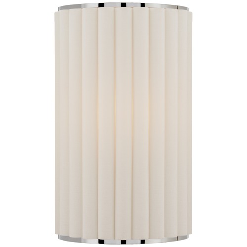 Ian K. Fowler Palati Small Sconce in Polished Nickel by Visual Comfort Signature