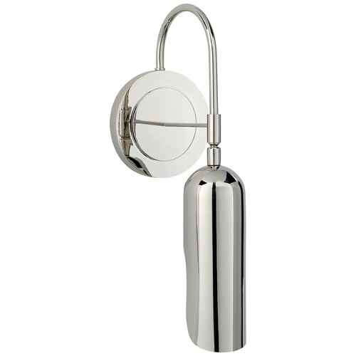 Kelly Wearstler Lucien Wall Light in Polished Nickel by Visual Comfort Signature
