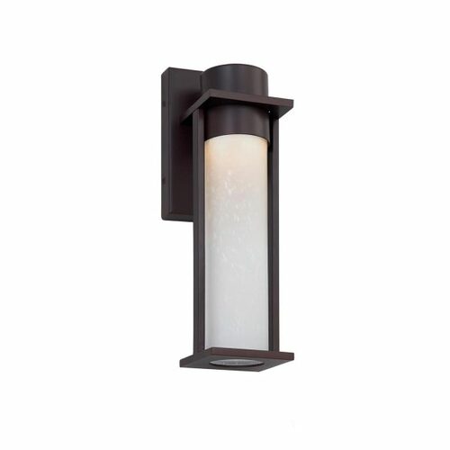 Wooster LED Outdoor Wall Light in Black by Evolv by Justice Design Group