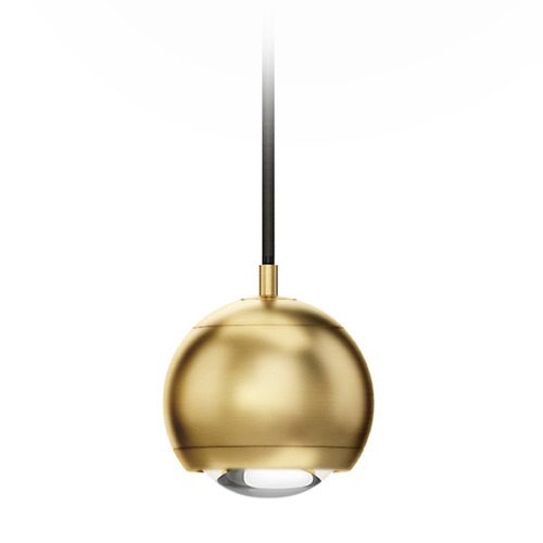 ET2 Lighting Et2 Continuum - Track Natural Aged Brass LED Track Light Head ETL31251-NAB