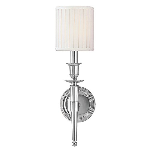 Abington Wall Sconce in Polished Nickel by Hudson Valley Lighting