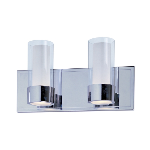 Maxim Lighting Silo Chrome Bathroom Light by Maxim Lighting 23072CLFTPC