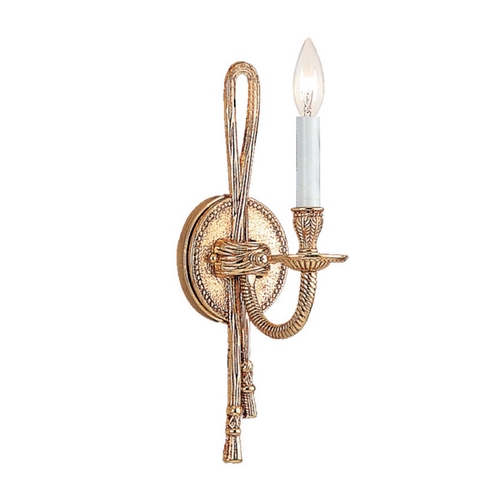 Sconce Wall Light in Olde Brass Finish