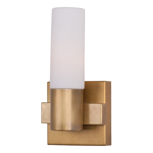 Maxim Lighting Mid-Century Modern Sconce Brass Contessa by Maxim Lighting 22411SWNAB