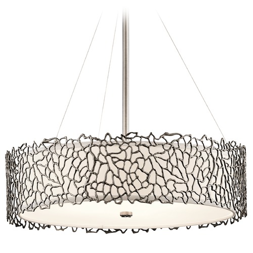 Silver Coral 22-Inch Classic Pewter Pendant by Kichler Lighting