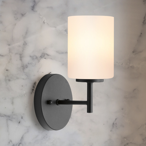 Replay Sconce in Black by Progress Lighting