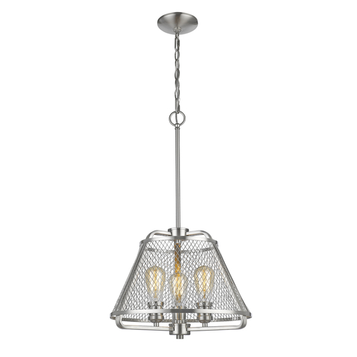 Iuka Brushed Nickel Pendant by Z-Lite