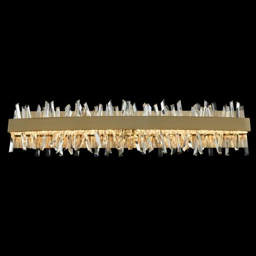Allegri Lighting Glacier 32-Inch LED Bathroom Light in Gold by Allegri Crystal 030233-038