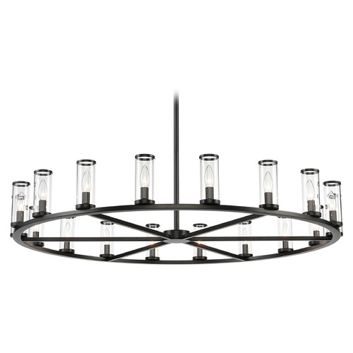 Revolve Urban Bronze Chandelier by Alora Lighting