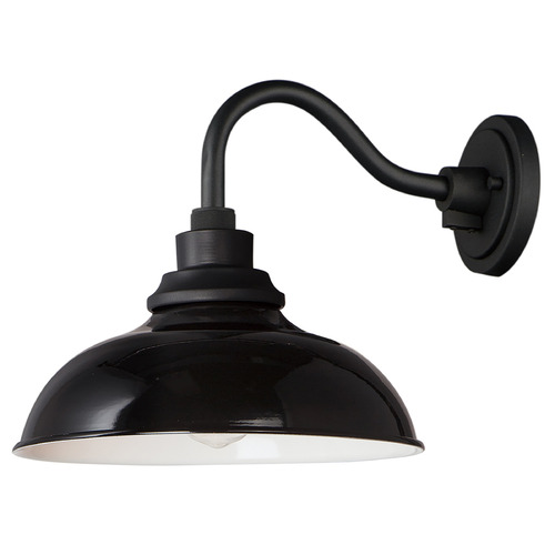 Maxim Lighting Maxim Lighting Granville Gloss Black & Black Barn Light 35114GBBK