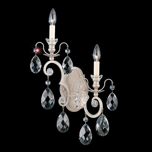 Renaissance Antique Silver Sconce by Schonbek Lighting