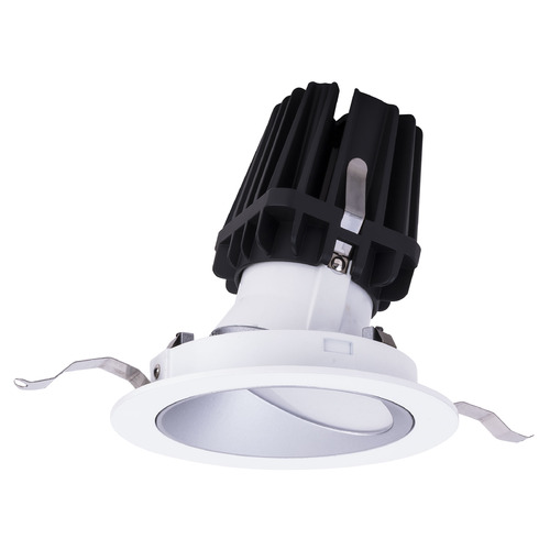 WAC Lighting 4-Inch FQ Downlights Haze & White LED Recessed Trim by WAC Lighting R4FRWT-935-HZWT