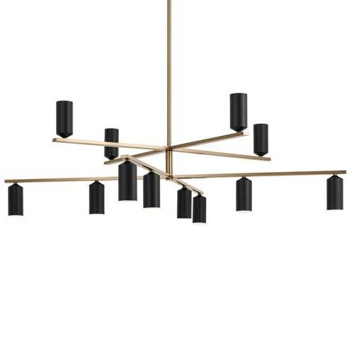 Kichler Lighting Gala Champagne Bronze LED Chandelier by Kichler Lighting 52533CPZBK