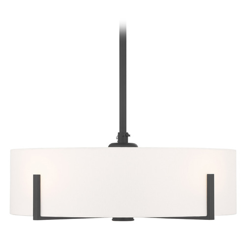 Savoy House Lighting Mansell Matte Black LED Ceiling Fan with Light